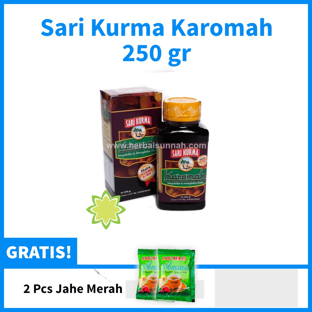 

Sari Kurma Karomah 250 Gram Vicomas
