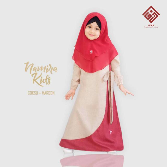 ANV - Namira Kids / Gamis Anak / Gamis Set anak