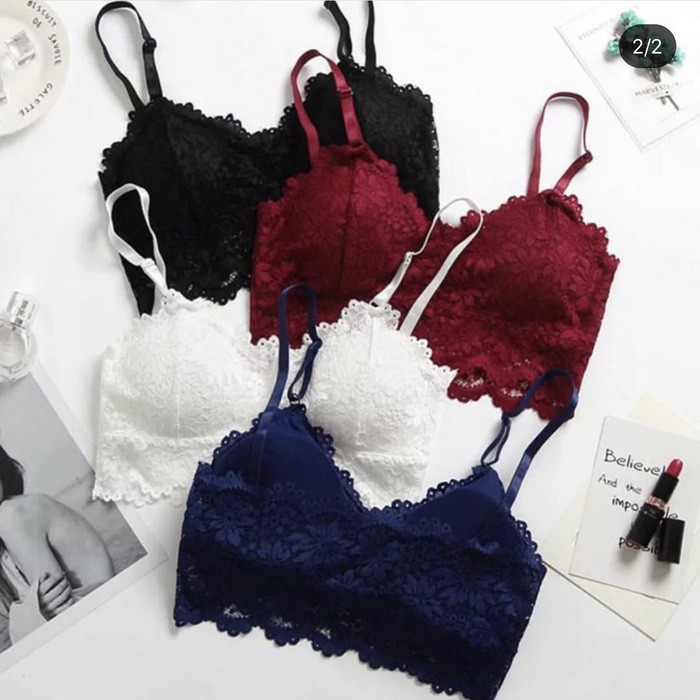 Bra kemben renda halus  BH  Pakaian dalam model kemben