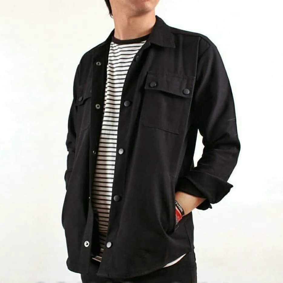 Trucker Jacket || Jaket Semi Parka || Size L - XL GMK