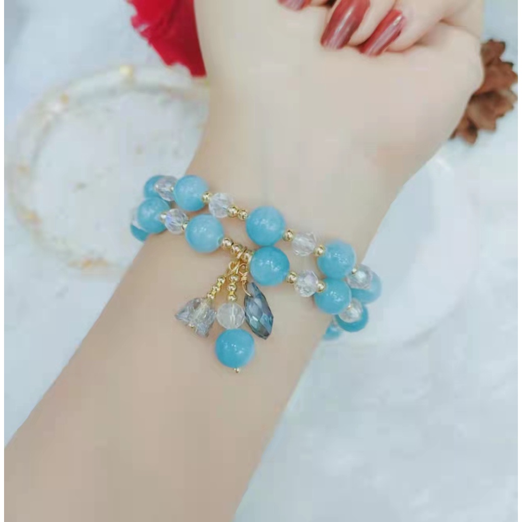 Gelang Kristal Terbaru Perhiasan Fashion B4.5