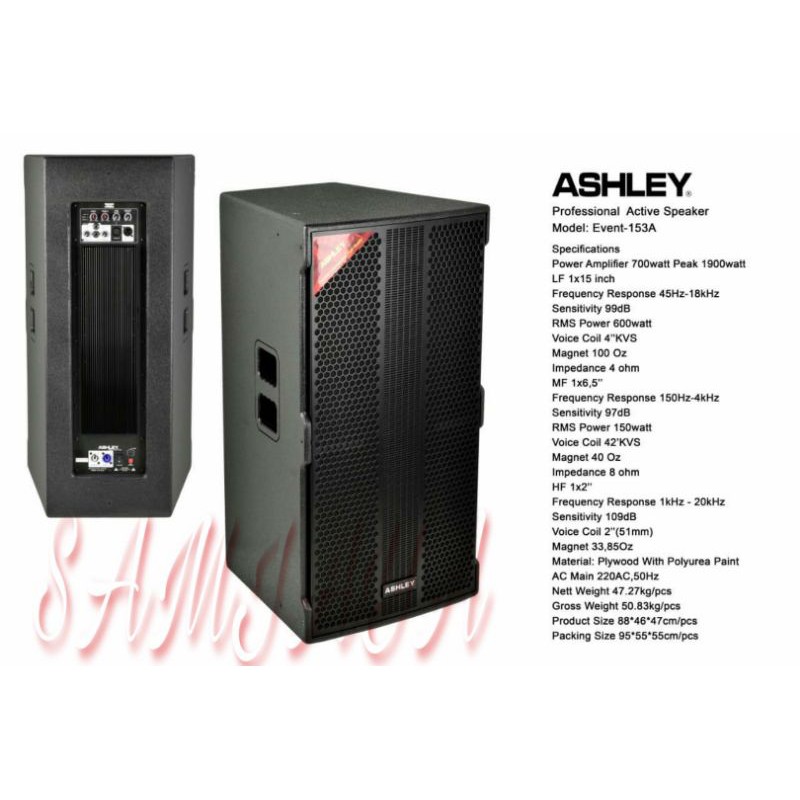 Speaker Aktif Ashley 15 inch Original Ashley EVENT 153a