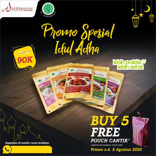 

PROMO - Paket Hemat Bumbu Masak Praktis Lezzahouse
