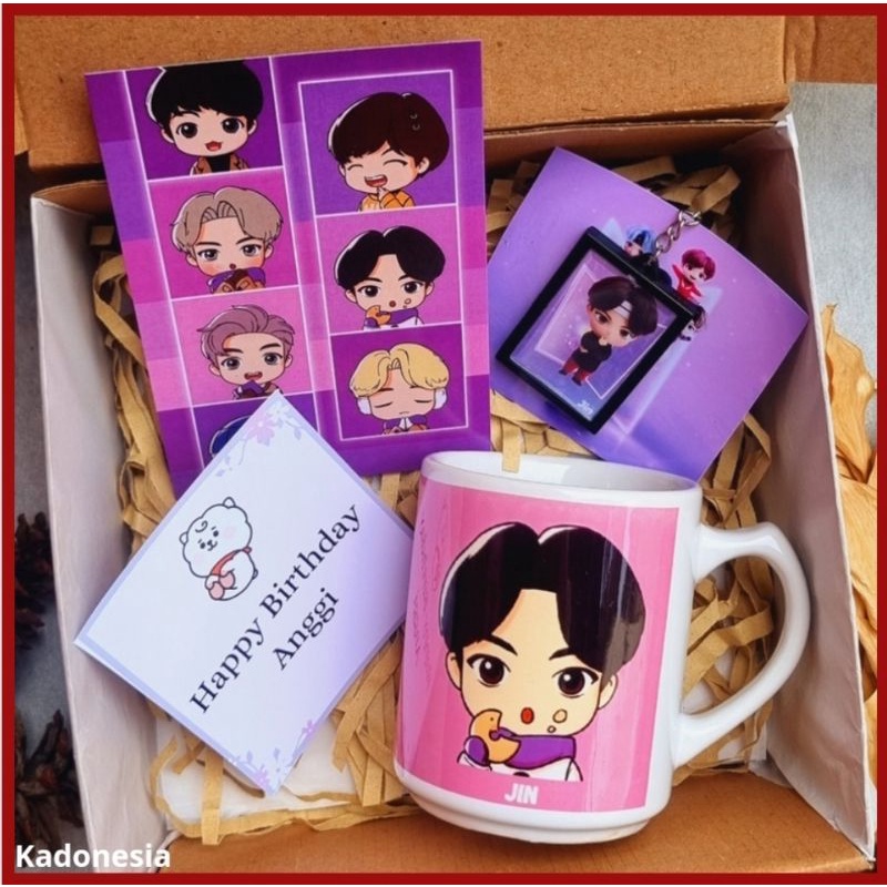 Hampers Natal BTS / Fankit BTS Mug Natal
