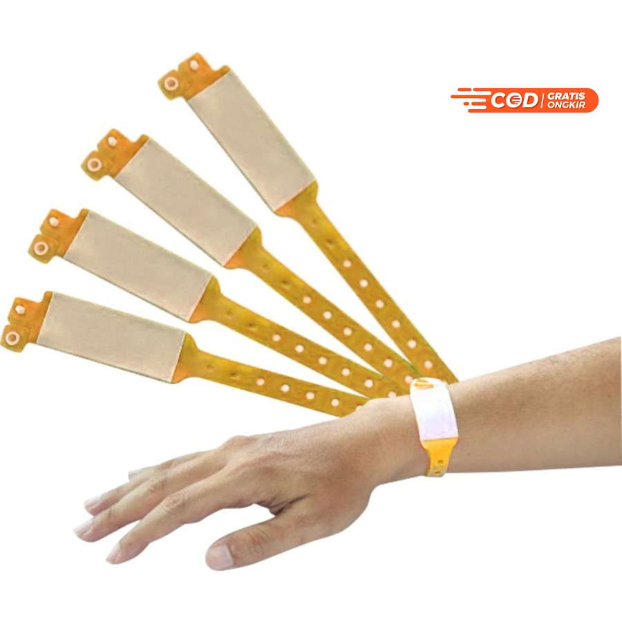 Gelang Pasien Id Band Dewasa Cosmomed Biru Kuning Pink