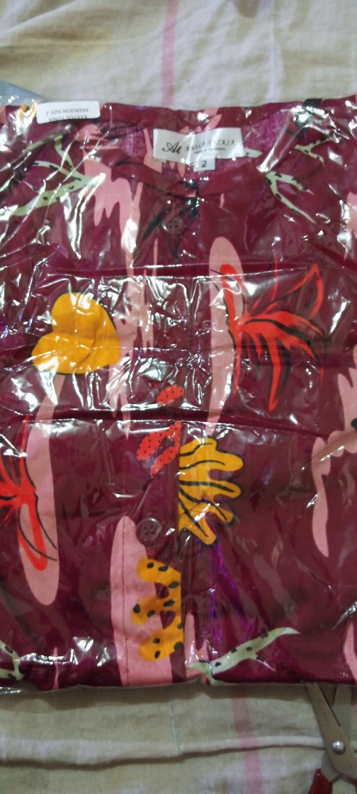 Atasan Muslim Wanita Baju Tunik Batik Lebaran Muslim Wanita Lengan Panjang Murah Kekinian Import