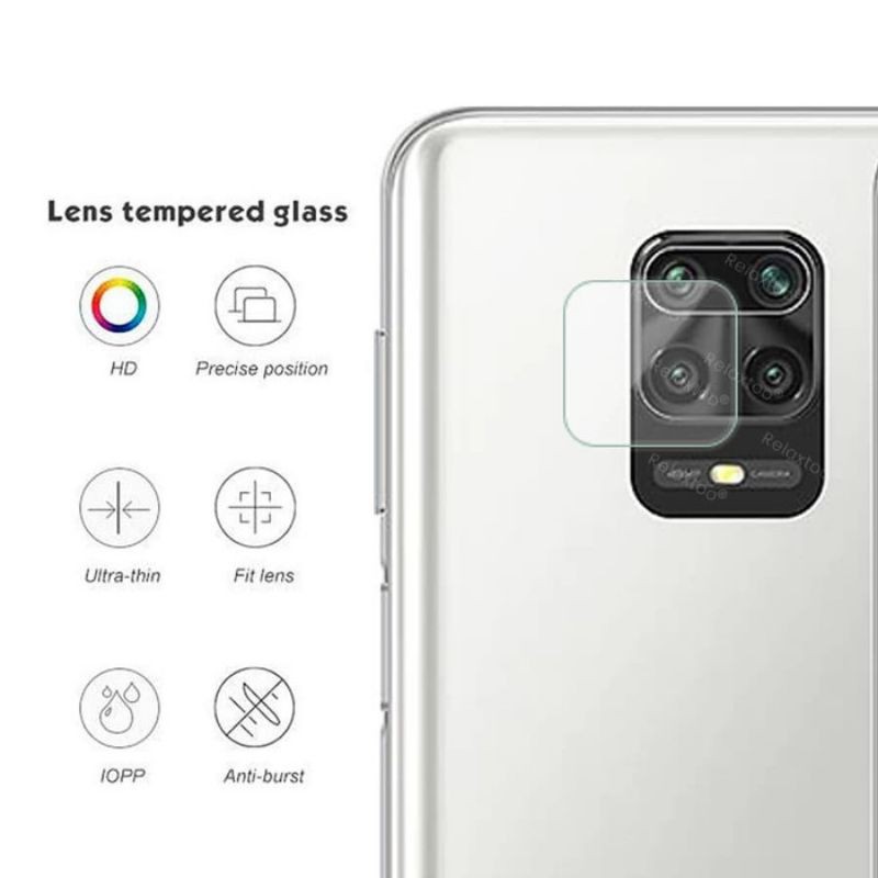 3IN1 Tempered Glass Full Layar Redmi Note 9 / PRO / MAX TG Anti Gores Belakang Skin Aurora Premium