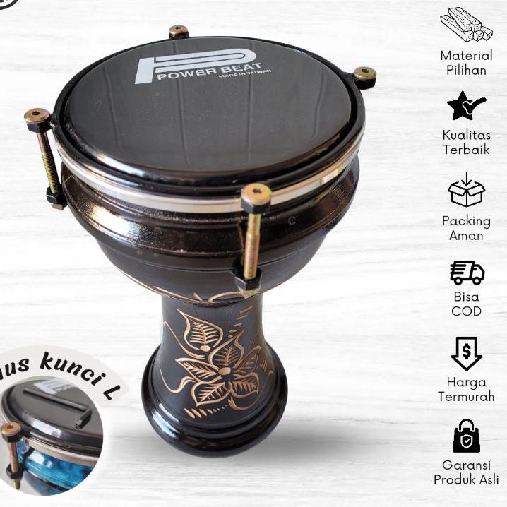 Paling Dicari.. Termurah Calti Dumbuk Pinggang Darbuka Anak Kecil Mika 6 inch Suara Standar Bergaran