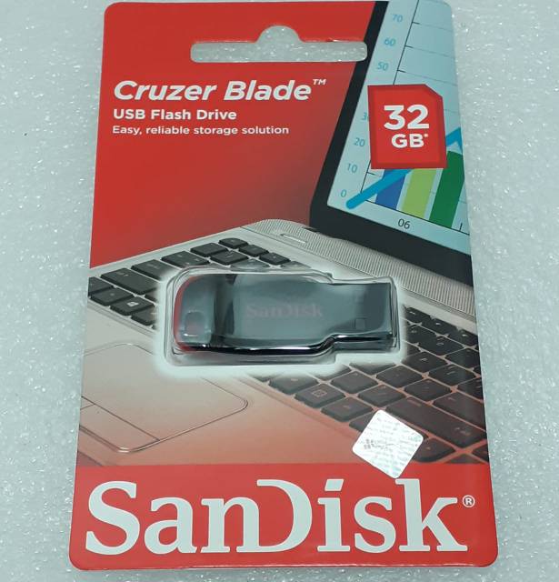 Flashdisk SanDisk 16GB Cruzer Blade l sandisk 16GB l Flash Disk 16GB l USB Flash Drive Garansi 5 THN