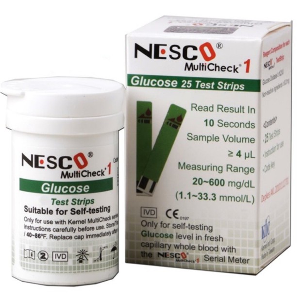 Nesco Strip Gula Darah Glucose Refil Stick Alat Cek Glukosa