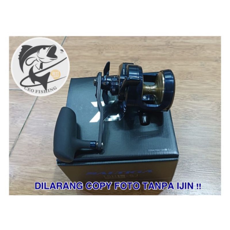 Reel DAIWA SALTIGA 15H 15HL SJ Jigging | Overhead | Made in Japan | Resmi