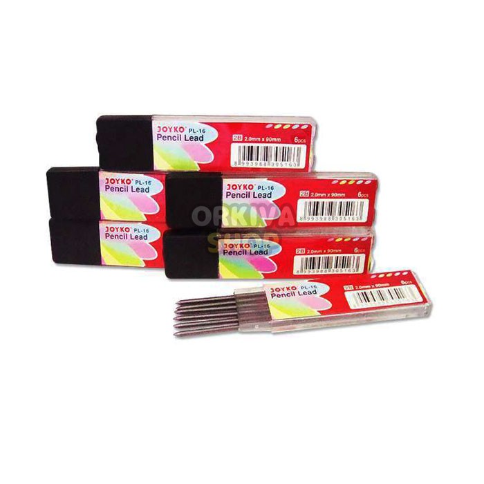 

Pencil Lead / Isi Ulang Pensil Mekanik Joyko PL-16 (2,0)