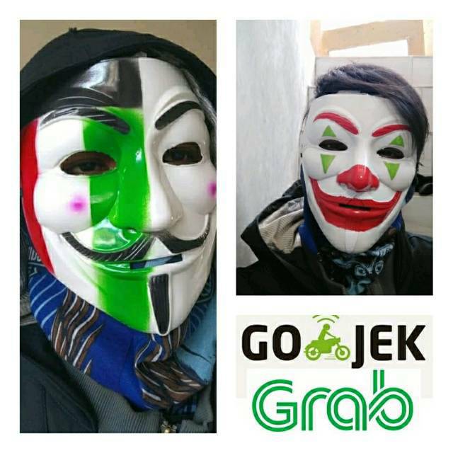 TOPENG ANONYMOUS WARNA VENDETTA TOPENG WARNA CHE ANONYMOUS REGEA Topeng Custom Joker 2019