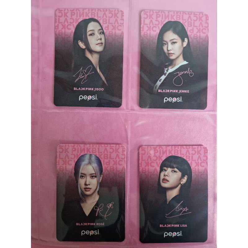 BLACKPINK Pepsi Official Photocard