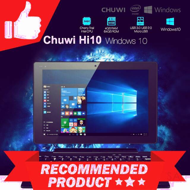 TABLET PC CHUWI WINDOWS 10 4GB 64GB 10,1"INCH