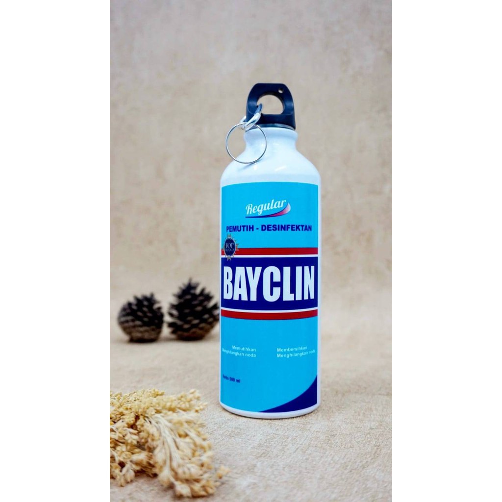 TUMBLER UNIK TUMBLER BAYGON TUMBLER LUCU BAYGON! HIT BOTOL MINUM SPORT CUSTOM 500 ML NESTLE BINTANG-Bayclin