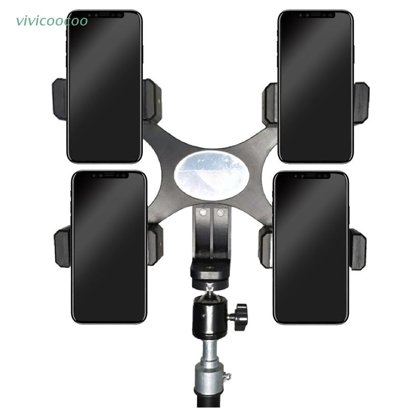 VIVI   Four Position Multi Adjustable Mobile Phone Stand With Mirror for Live Meetings