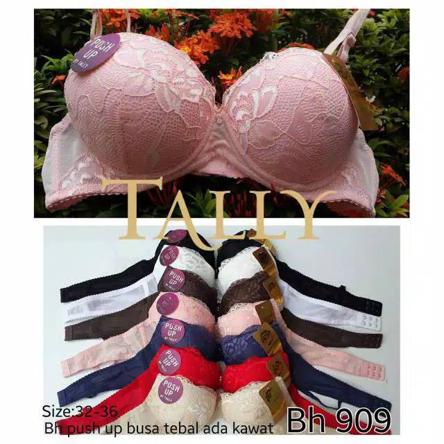 BH TALLY 909 RENDA PUSH UP BRA WANITA PUSH UP