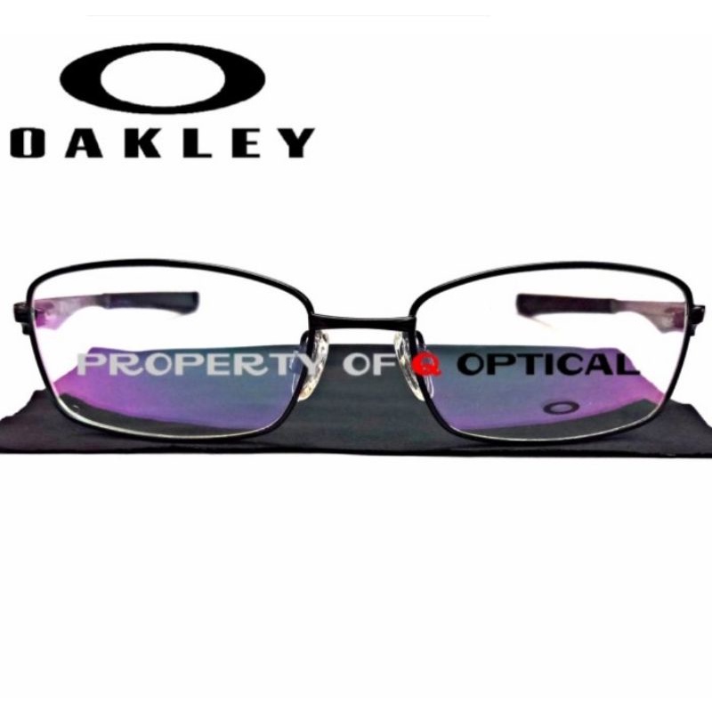 Kacamata Frame Pria Titanium Sporty Oakley Wingspan (OX5040-52) Polished Black