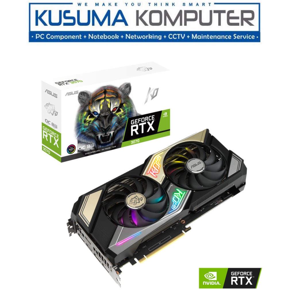 ASUS KO GeForce RTX 3070 OC Edition 8GB GDDR6