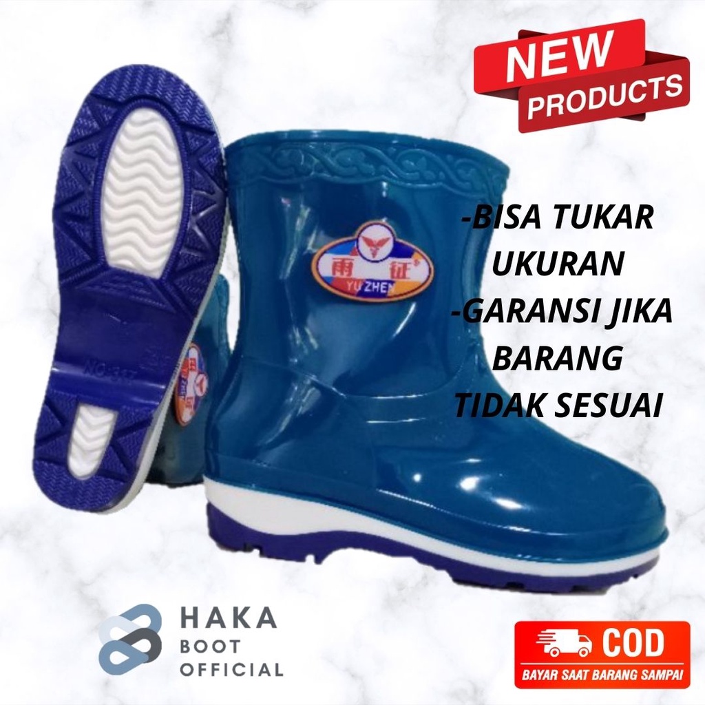 SEPATU BOOT BUT PENDEK KARET PRIA WANITA BOOTS TERBARU