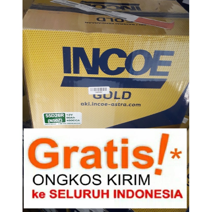aki incoe gold n50z original