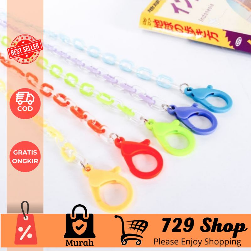 TALI MASKER LANYARD / TALI MASKER KOREA / KALUNG MASKER WARNA / STRAP KOREA / KOREA IMPORT BEST SELLER