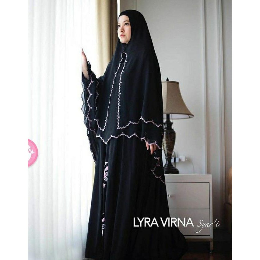 JUAL Syari lyra virna black FREE ONGKIR