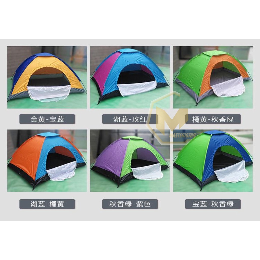 RT106 Tenda Camping outdoor indoor kapasitas 2-3 orang ukuran 2m x 1,5m MA2845