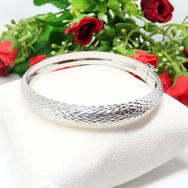 JBCGT024 PERHIASAN GELANG SHOGUN BANGKOK PERAK SILVER 925 LAPIS EMAS ASLI ORIGINAL