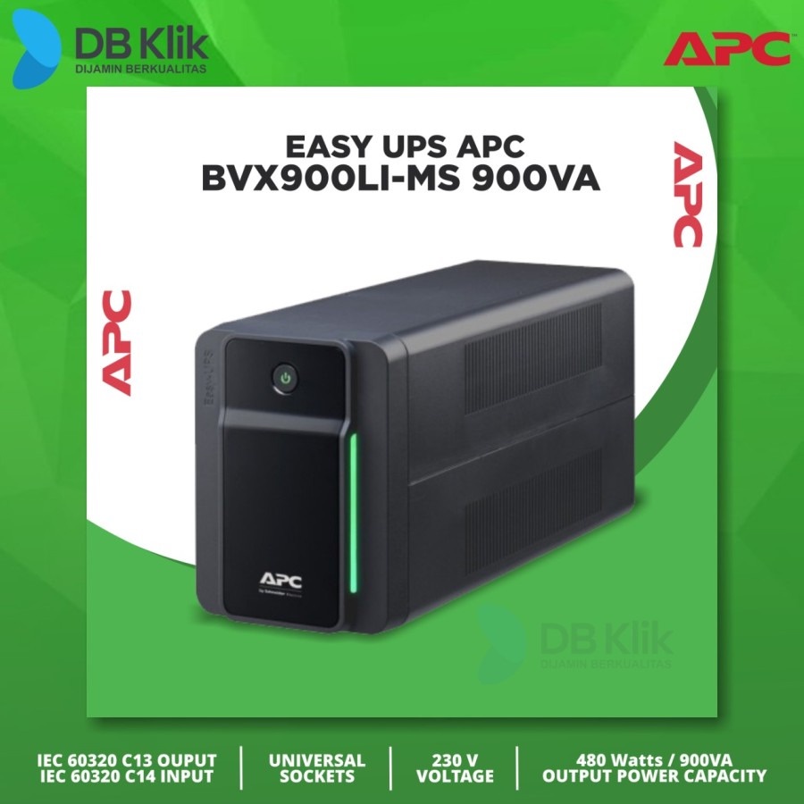 UPS APC Easy BVX900LI MS 900VA 480W  APC BVX900LI MS Universal Socket