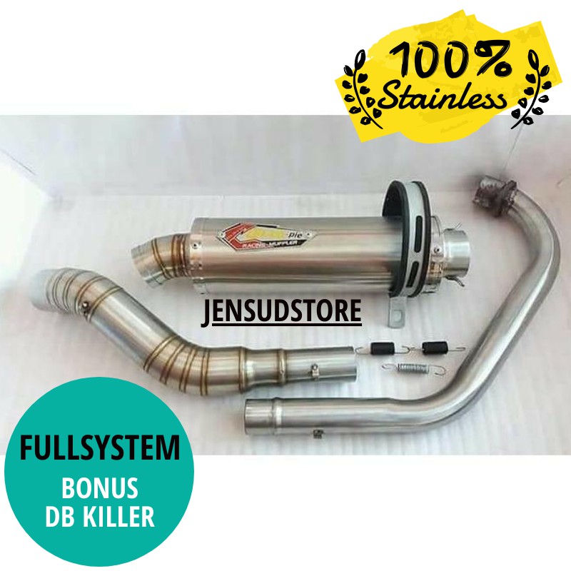 knalpot racing Creampie titan byson R15 vixion xabre gsx r cbr150 cb150 nmax aerox vario verza