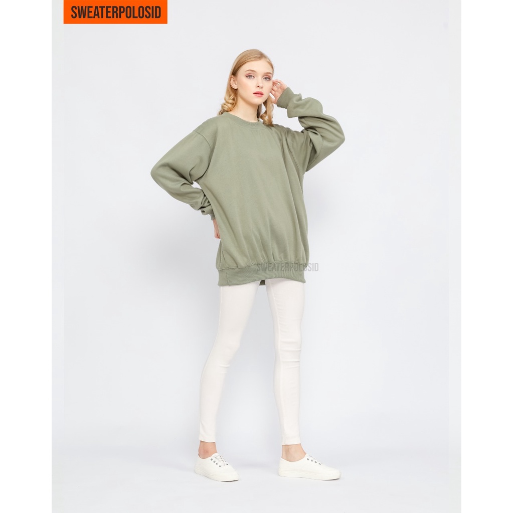 SWEATERPOLOSID  Basic Sweater Polos Size M - XXL( Pria & Wanita )-8