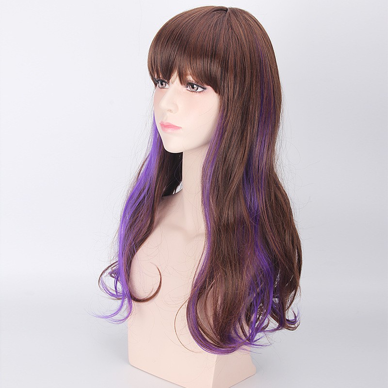 LOL-01 wig rambut palsu lolita cosplay harajuku daily two tone