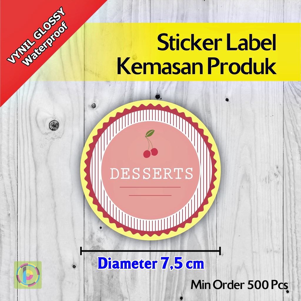 

Cetak Stiker Label Kemasan Produk | Vynil | Diameter 7,5 cm