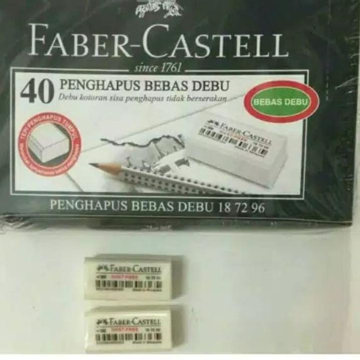 

Keluaran Terbaru.. [1 pak] penghapus eraser FABER CASTELL kecil putih isi 40 pcs