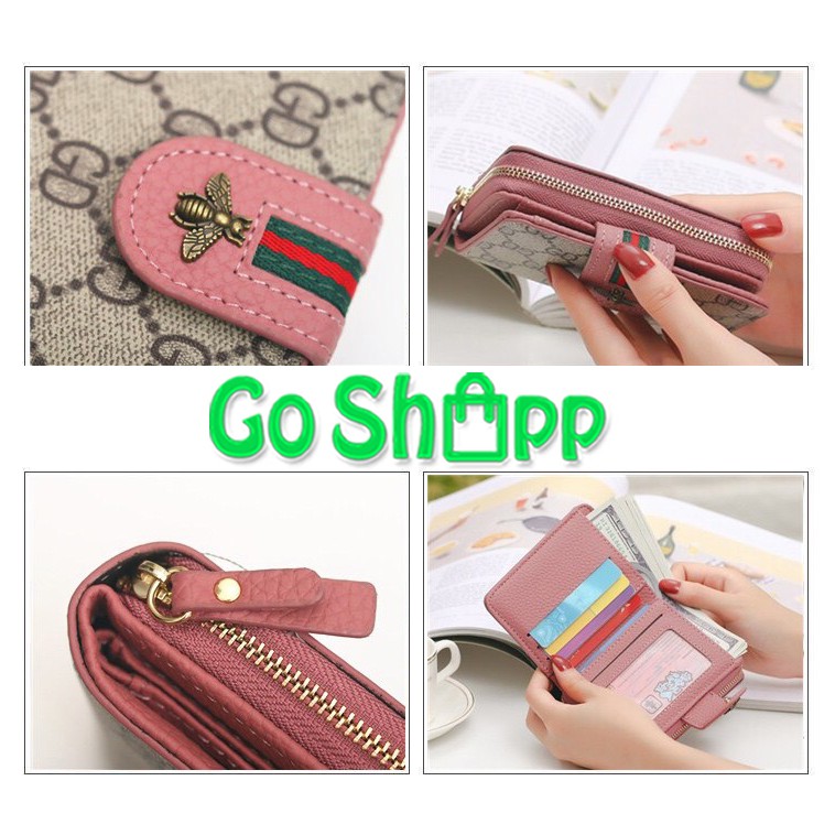 Dompet Lipat Wanita Kancing Lebah - Dompet Wanita Import Fashion Korea - Dompet Import [PD07]