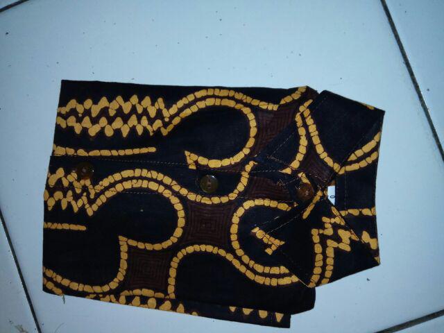 Hem Kemeja Anak Batik Motif Keren Halus Seragaman