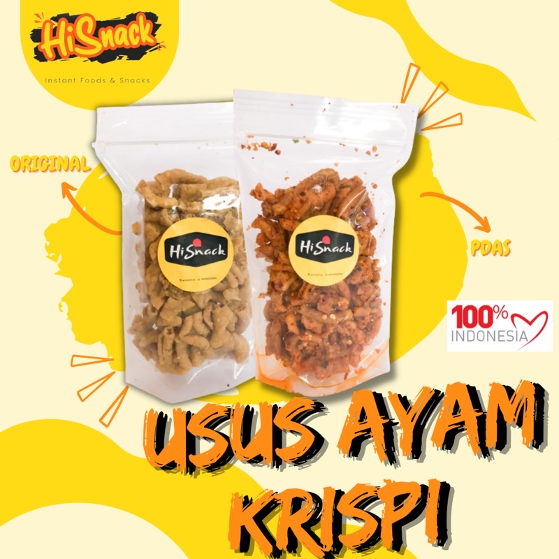 

Keripik Usus Ayam KRIPSUS 90gr