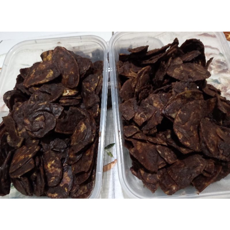 

keripik pisang cokelat & Keripik singkong cokelat