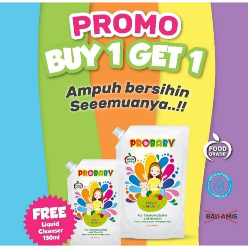 pencuci botol susu & perlengkapan bayi uk. 450 ml Probaby liquid cleanser