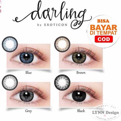 [FREE KOTAK] SOFTLENS DARLING NORMAL BIG EYES 16MM BY X2 EXOTICON