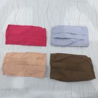 Masker Kain Polos Warna Tali Karet/Masker Hijab/Masker Motor