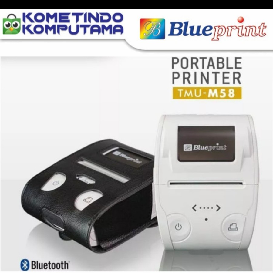 57x30 P KERTAS THERMAL PAPER 57x30 mm BLUEPRINT LITE - 1 Roll STRUK KASIR EDC TOL RESI