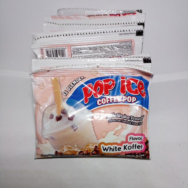 

pop ice white koffee