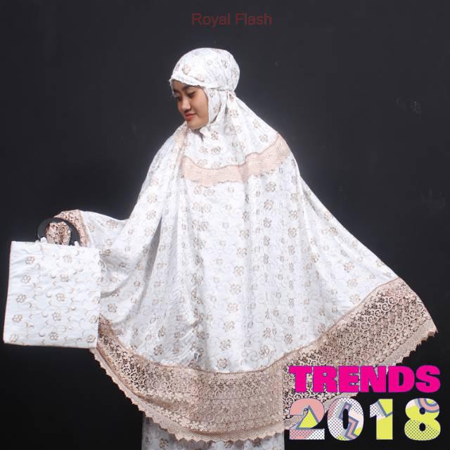 MUKENA MODERN|| Mukena Jeddah Sutra Swarovsky TERBARU