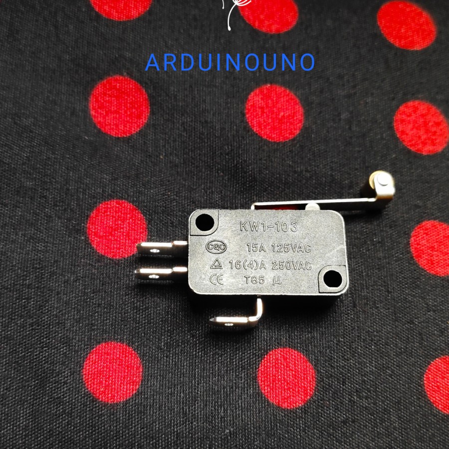 LIMIT SWITCH BESAR ROLLER RODA KW1-103 15A 125VAC 16A 250VAC SAKLAR LAMPU OTOMATIS