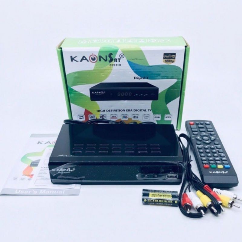 Digital set top box STB kaonsat HD DVBT2 untuk siaran Digital Terresterial