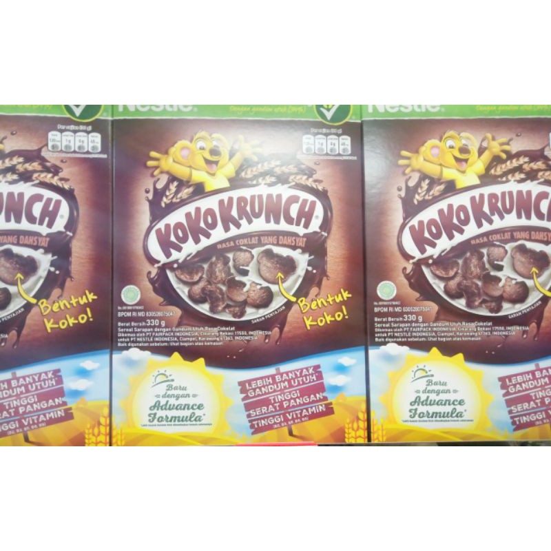 

koko krunch 330 gr sereal gandum coklat untuk sarapan