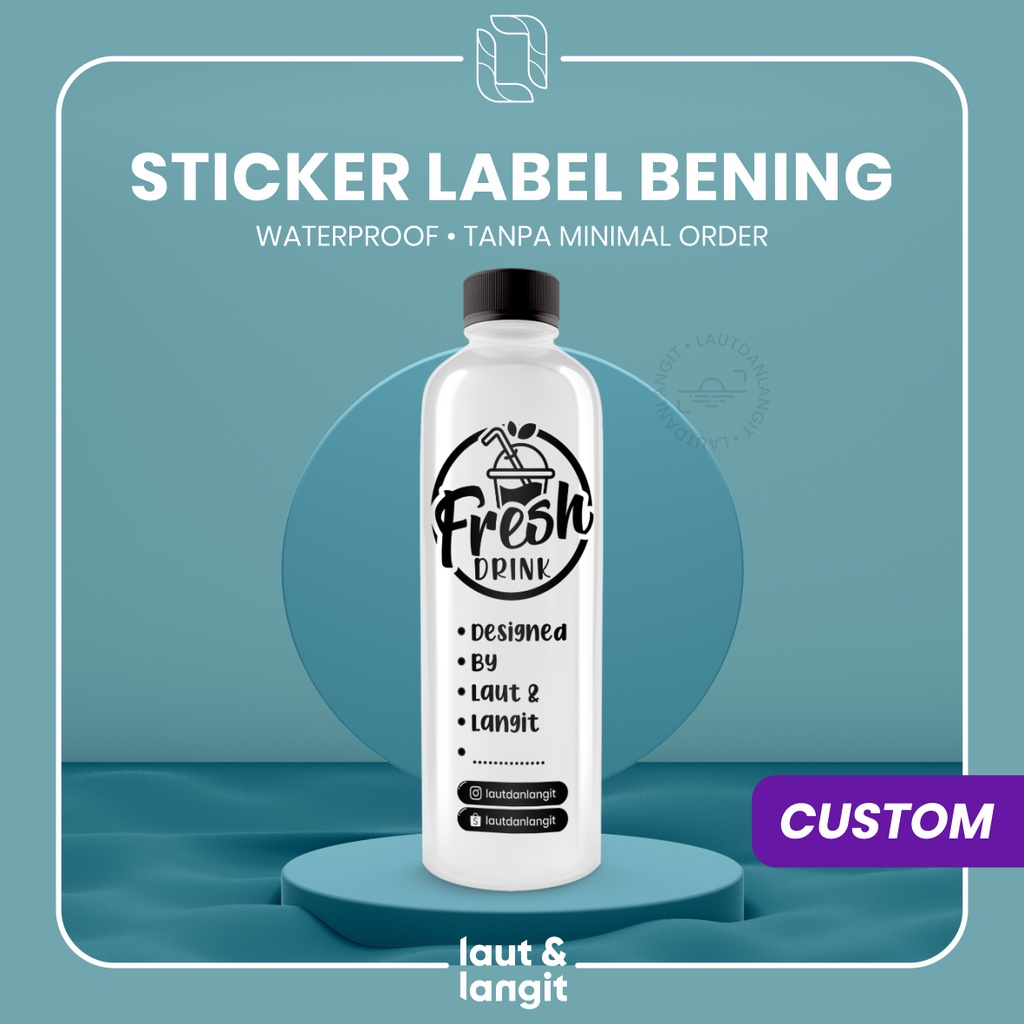 

KHUSUS REPEAT ORDER STICKER VINYL TRANSPARAN